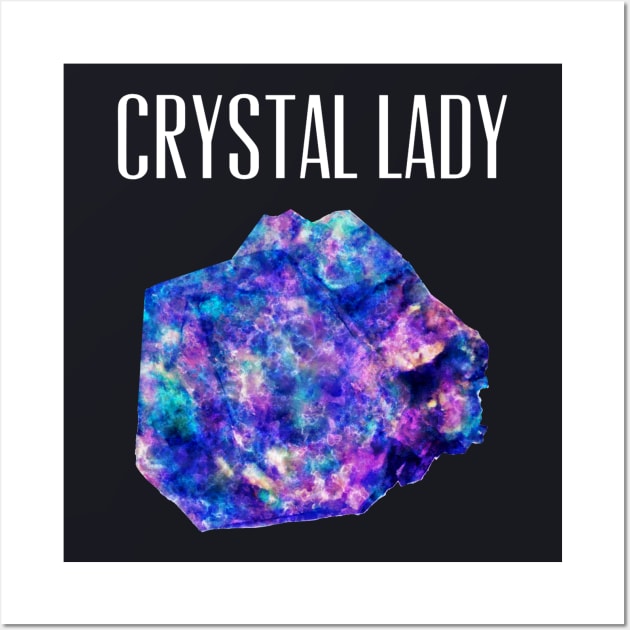 Crystal lady Wall Art by Cleopsys